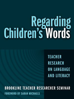 cover image of Regarding Children's Words